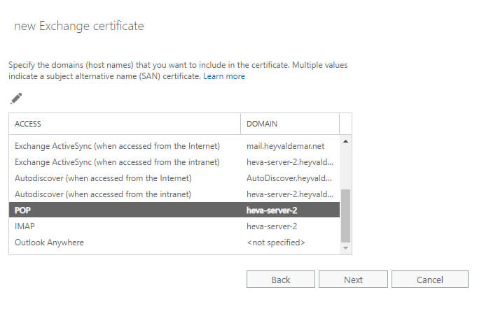 Configure Exchange Server 2019