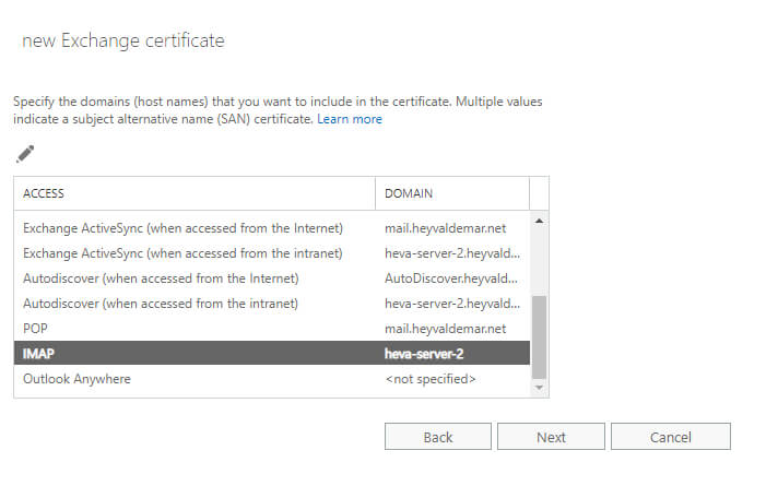 Configure Exchange Server 2019