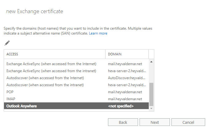 Configure Exchange Server 2019