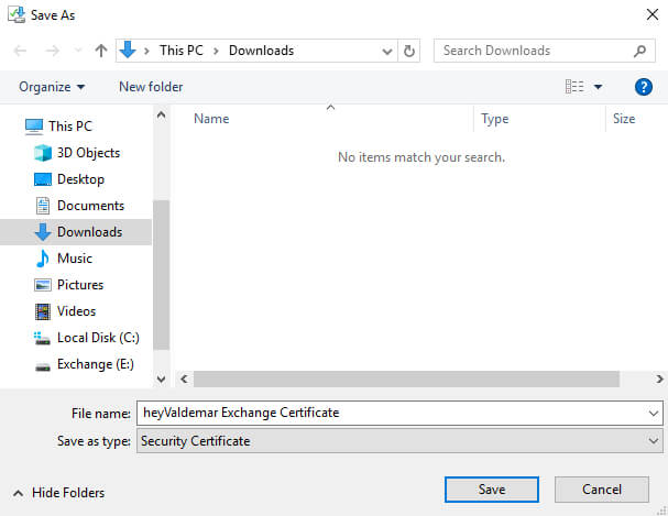 Configure Exchange Server 2019