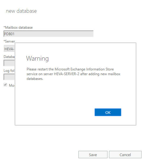 Configure Exchange Server 2019