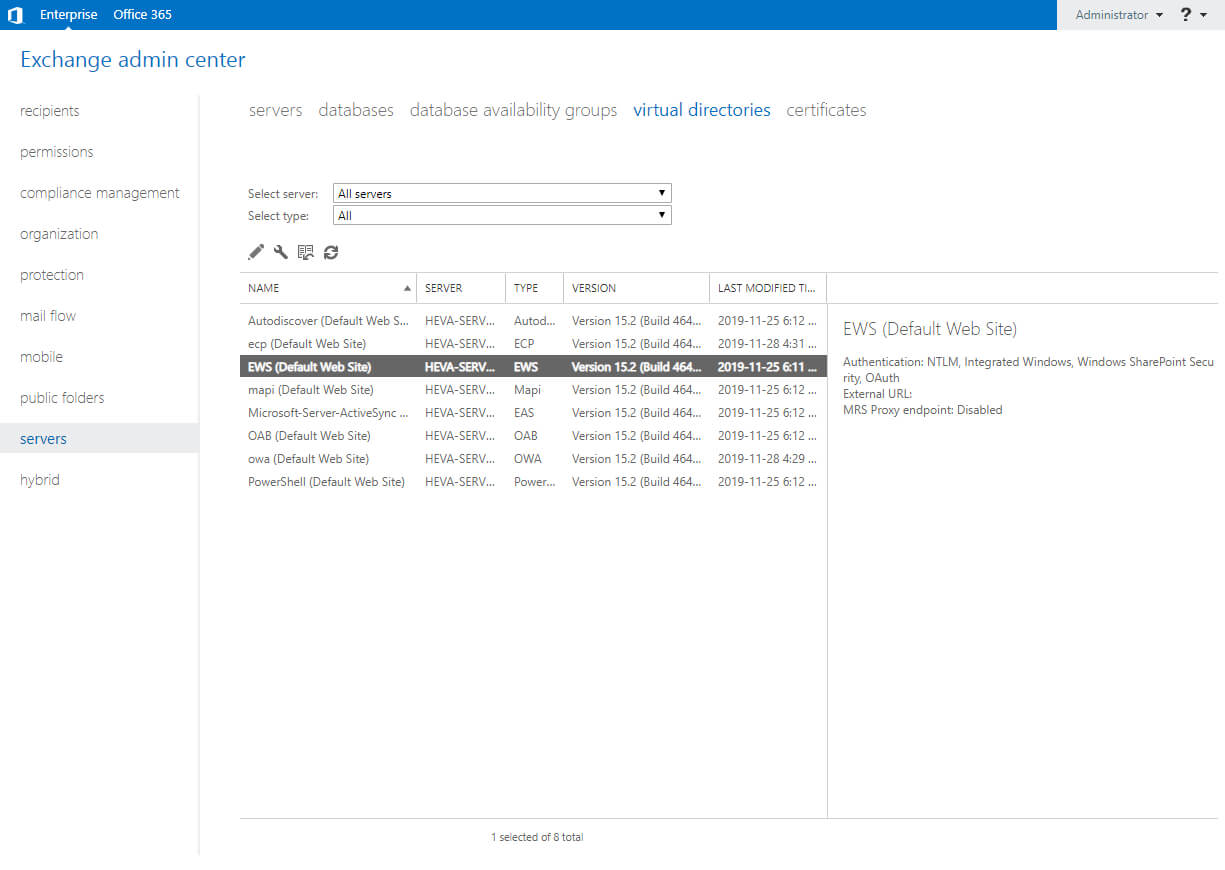 Configure Exchange Server 2019