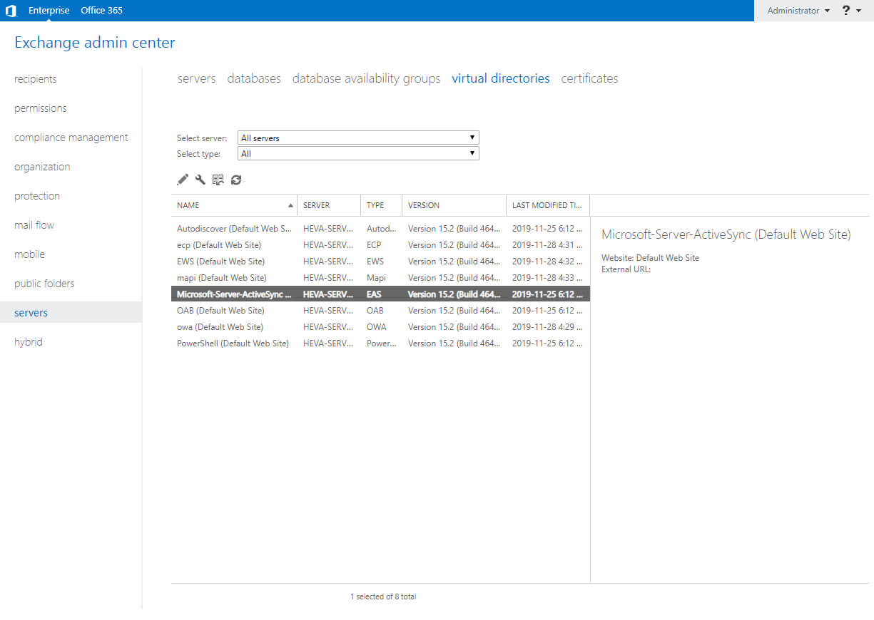 Configure Exchange Server 2019