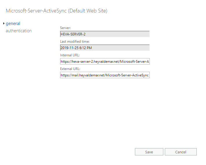 Configure Exchange Server 2019