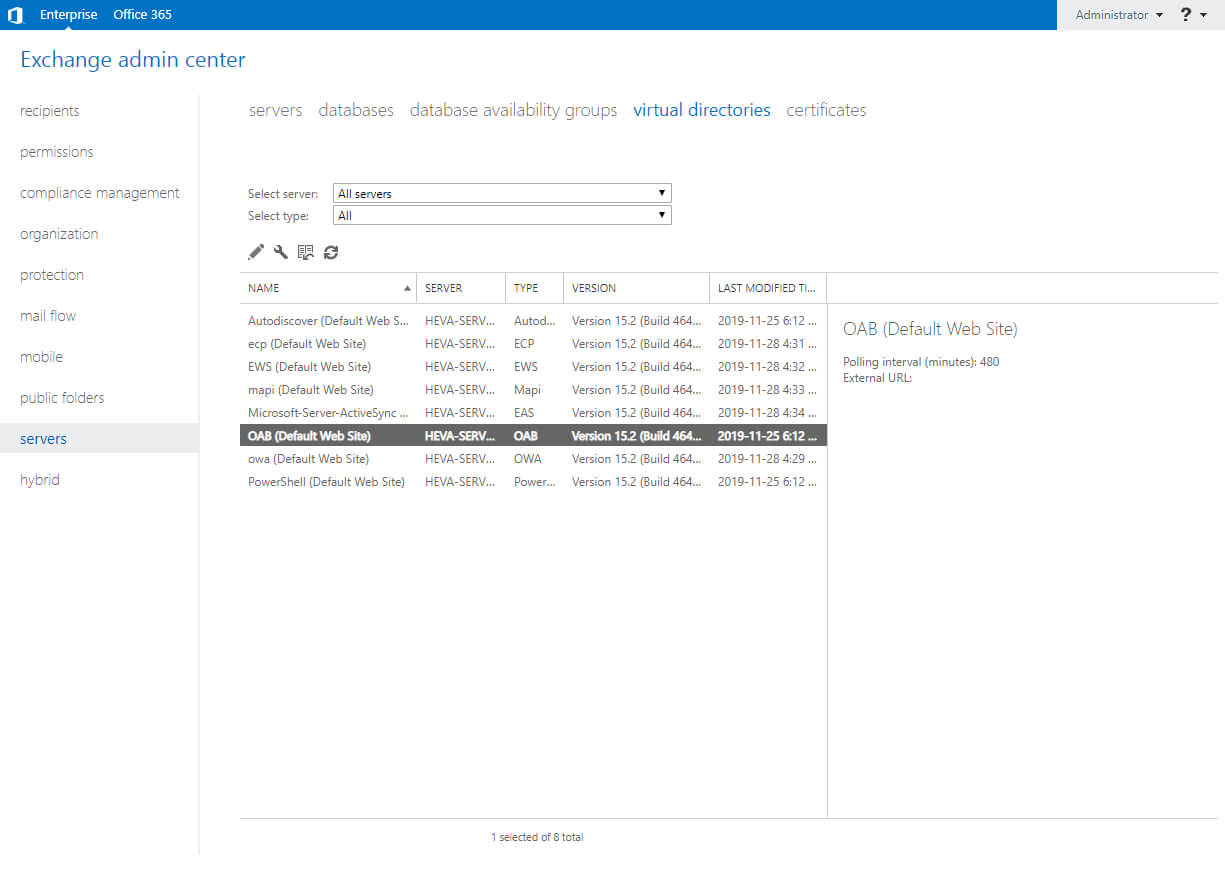 Configure Exchange Server 2019