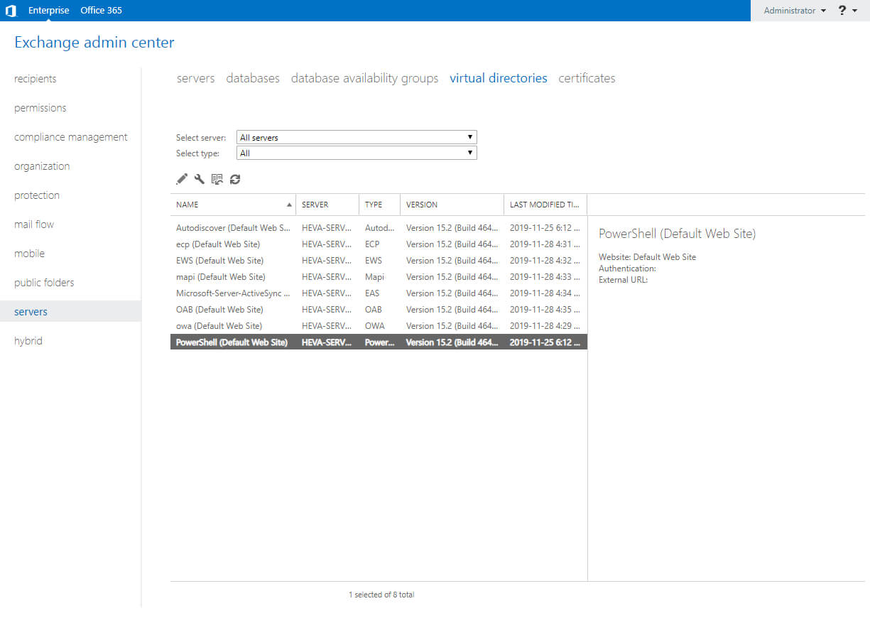 Configure Exchange Server 2019