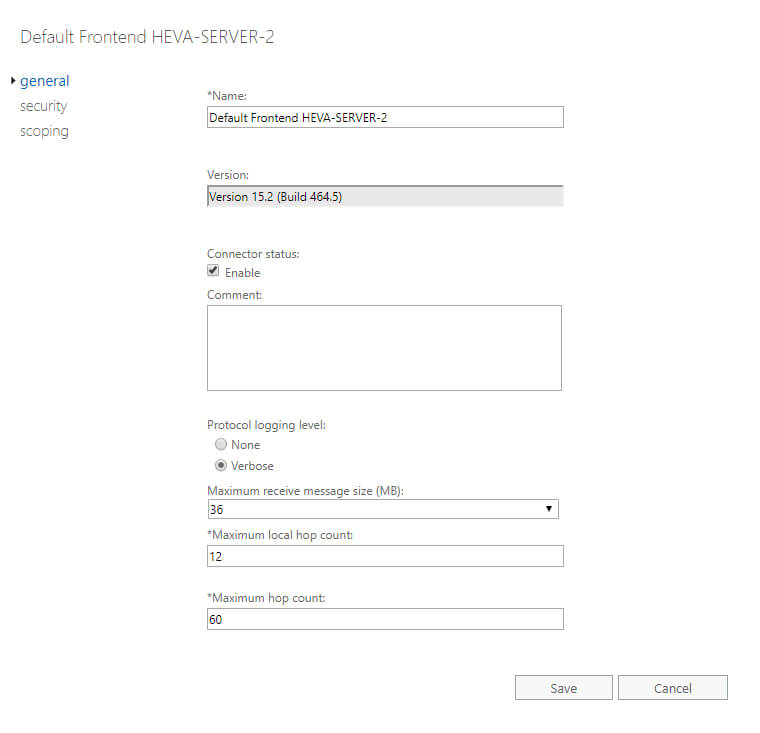 Configure Exchange Server 2019