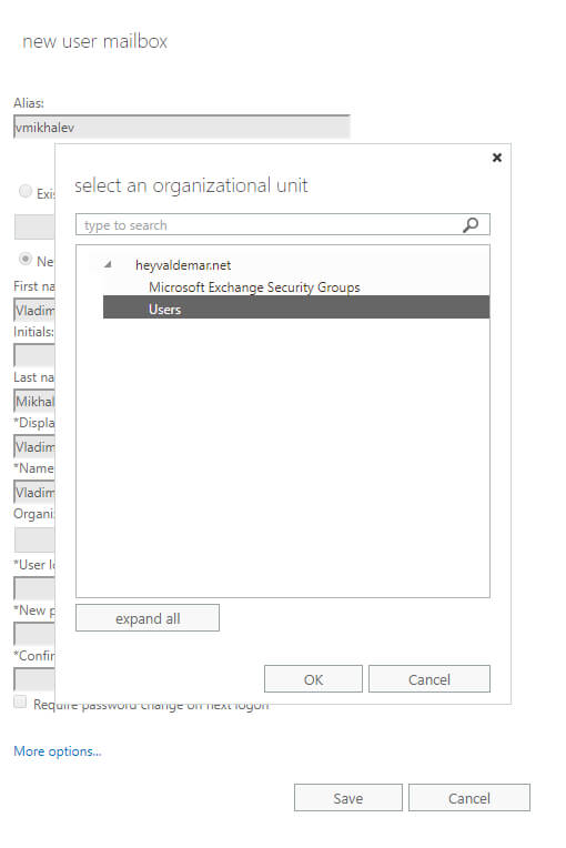 Configure Exchange Server 2019