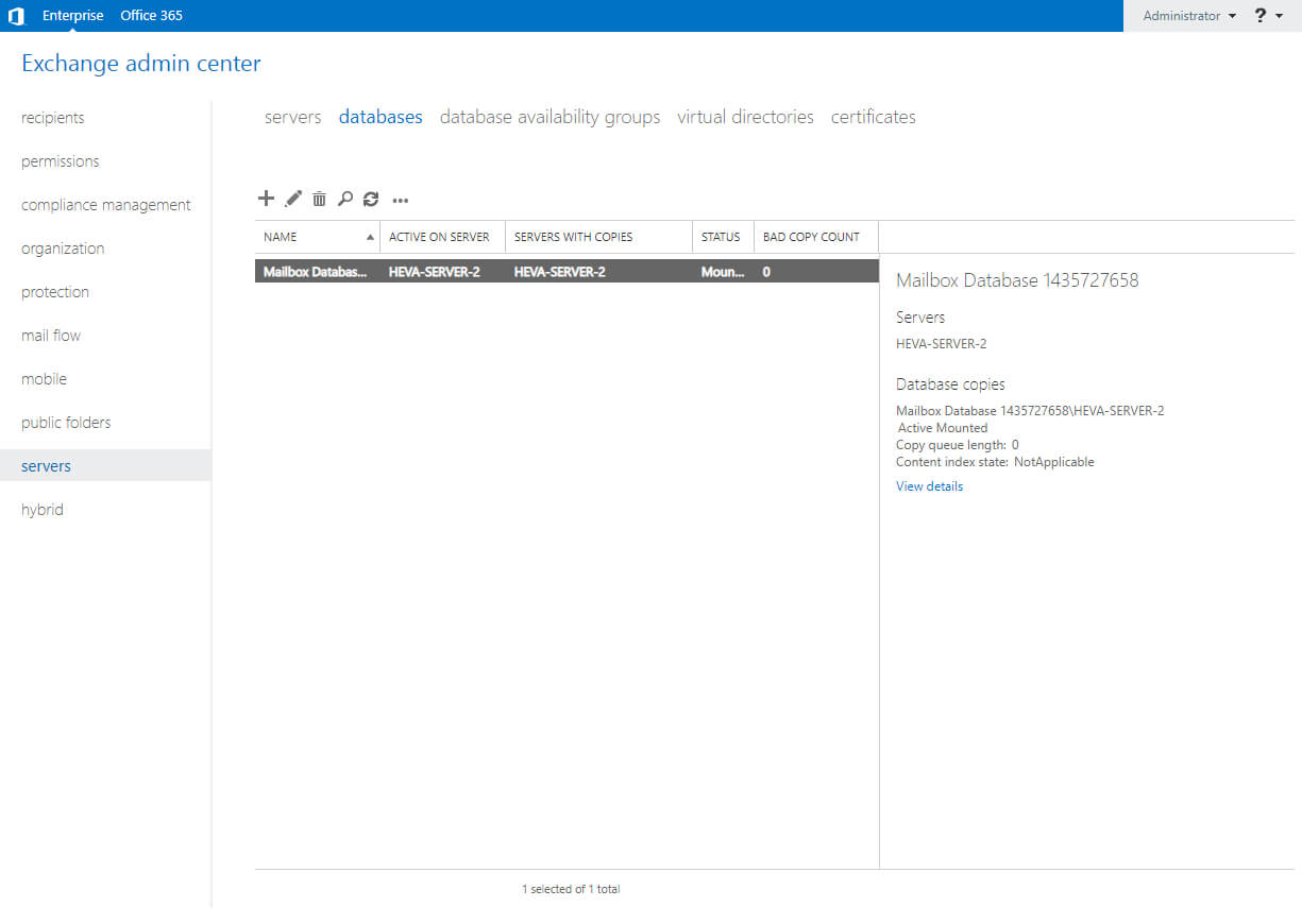 Configure Exchange Server 2019