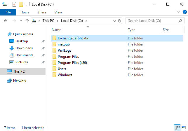 Configure Exchange Server 2019