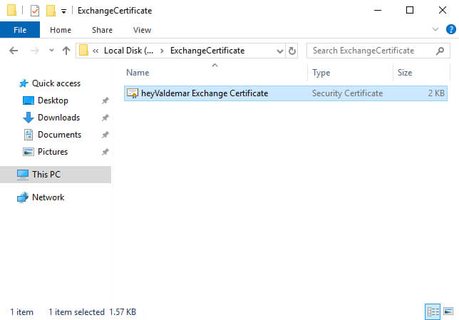 Configure Exchange Server 2019