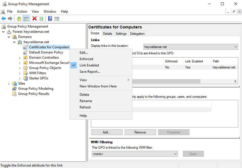 Configure Exchange Server 2019