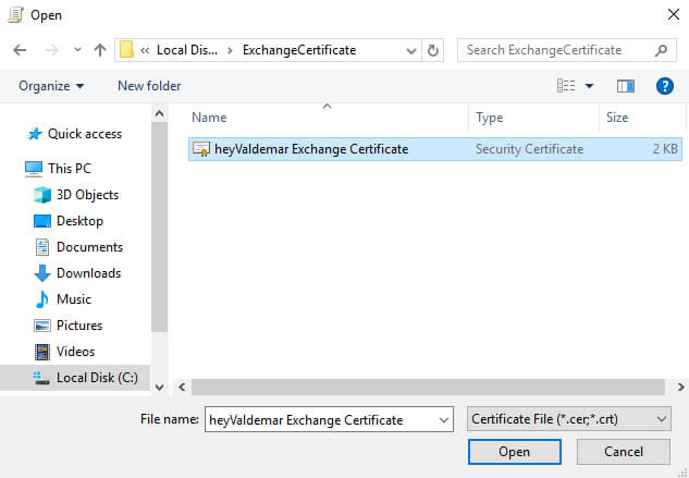 Configure Exchange Server 2019