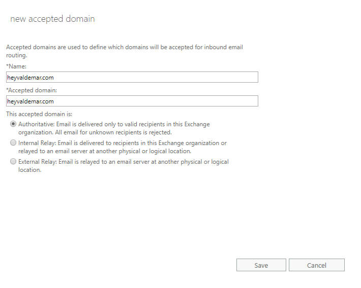 Configure Exchange Server 2019