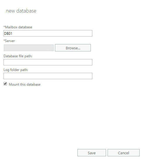 Configure Exchange Server 2019