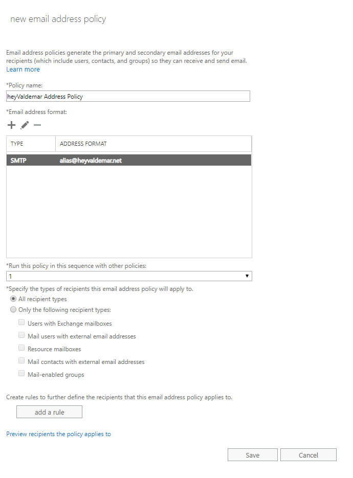 Configure Exchange Server 2019