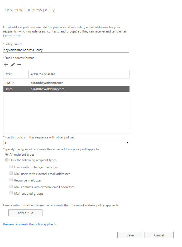 Configure Exchange Server 2019