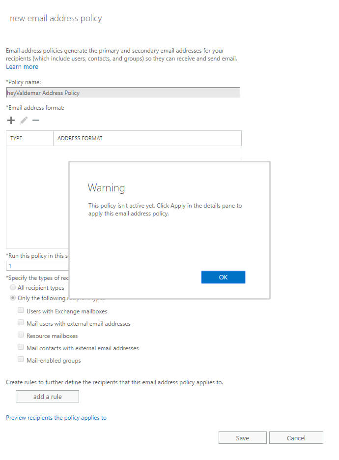 Configure Exchange Server 2019