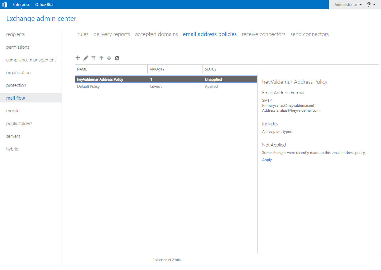 Configure Exchange Server 2019