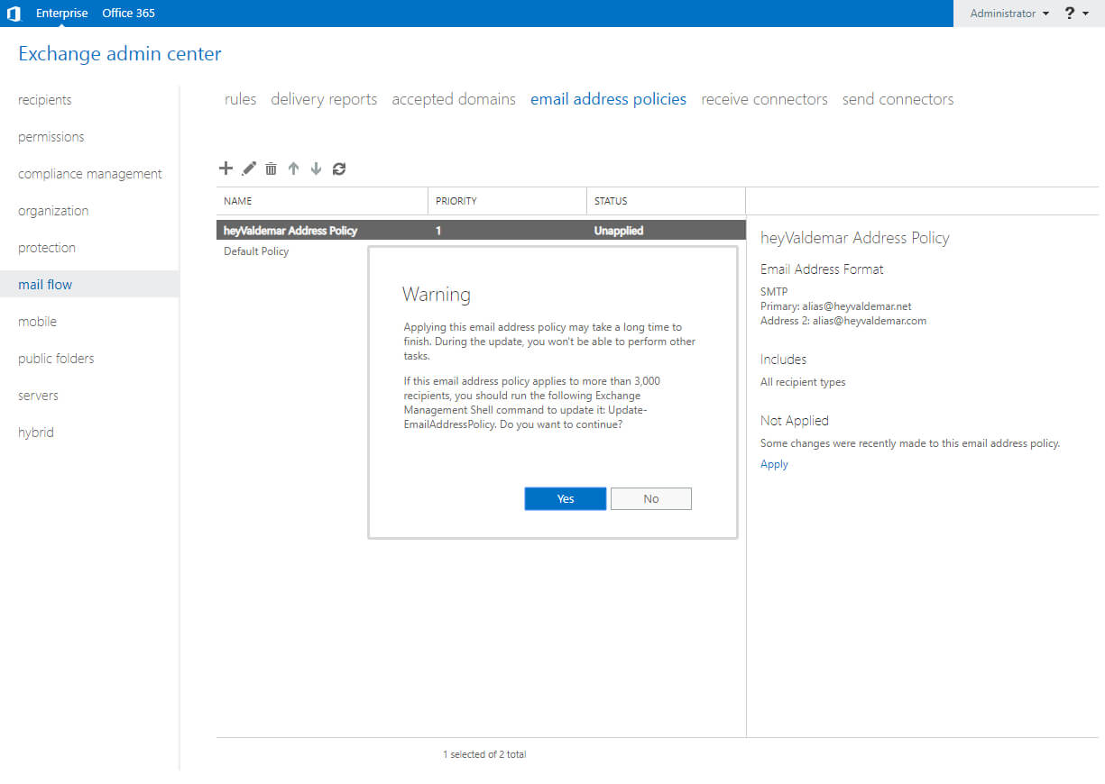 Configure Exchange Server 2019