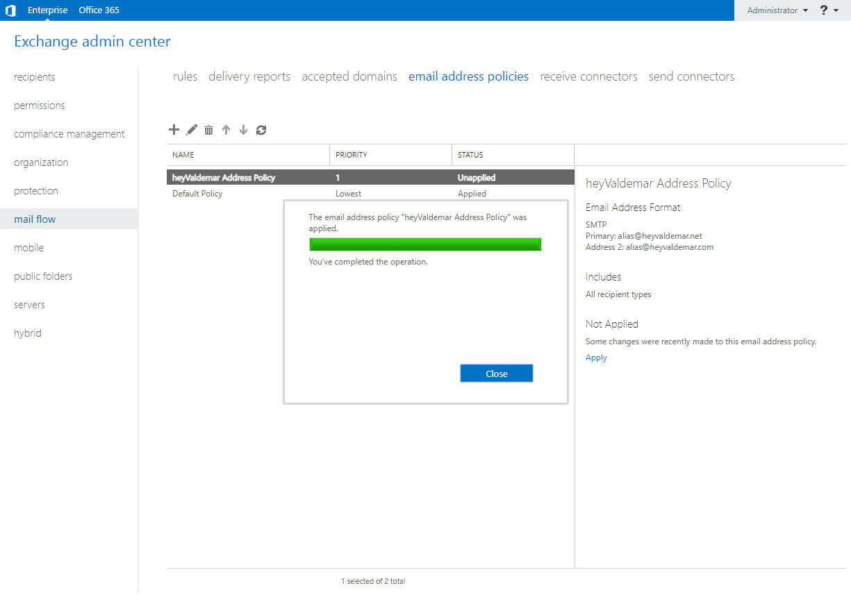 Configure Exchange Server 2019