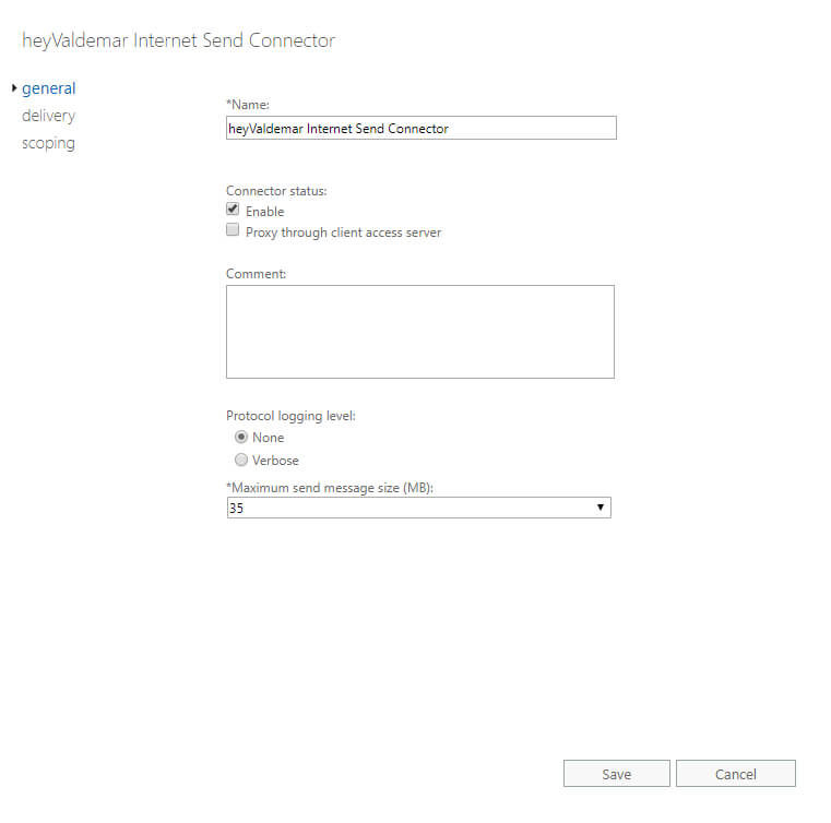 Configure Exchange Server 2019