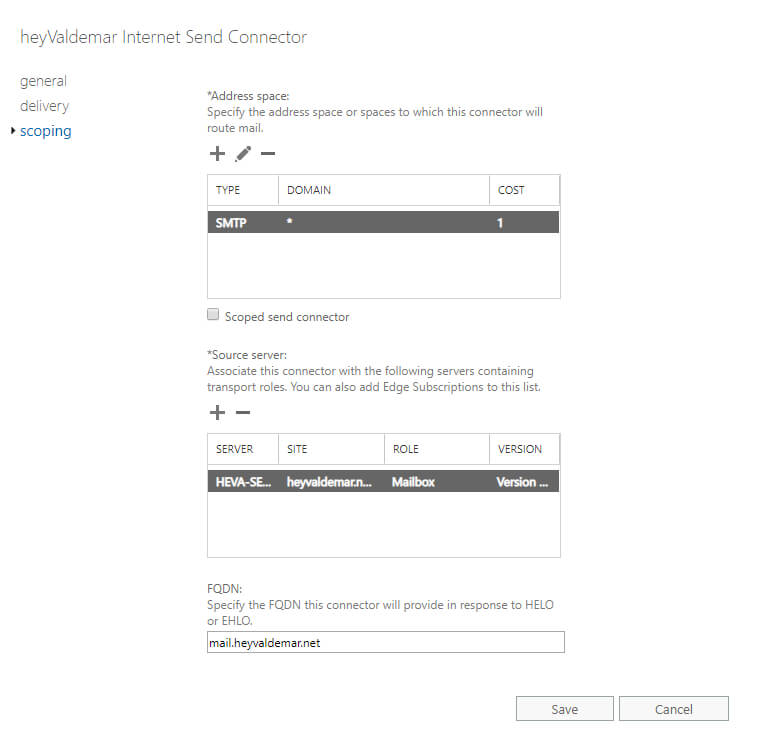 Configure Exchange Server 2019