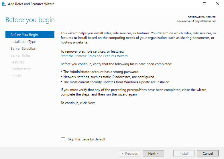 Configure Exchange Server 2019