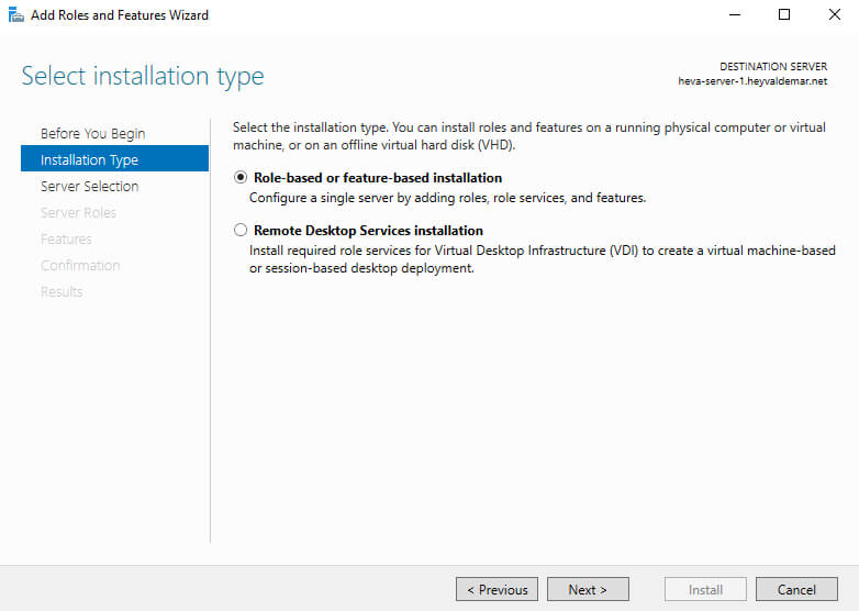 Configure Exchange Server 2019