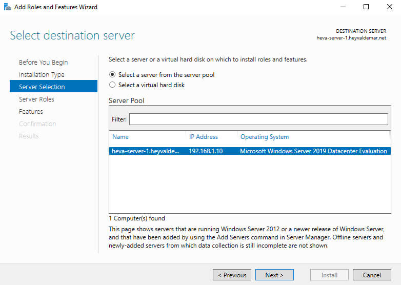 Configure Exchange Server 2019