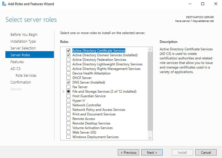 Configure Exchange Server 2019