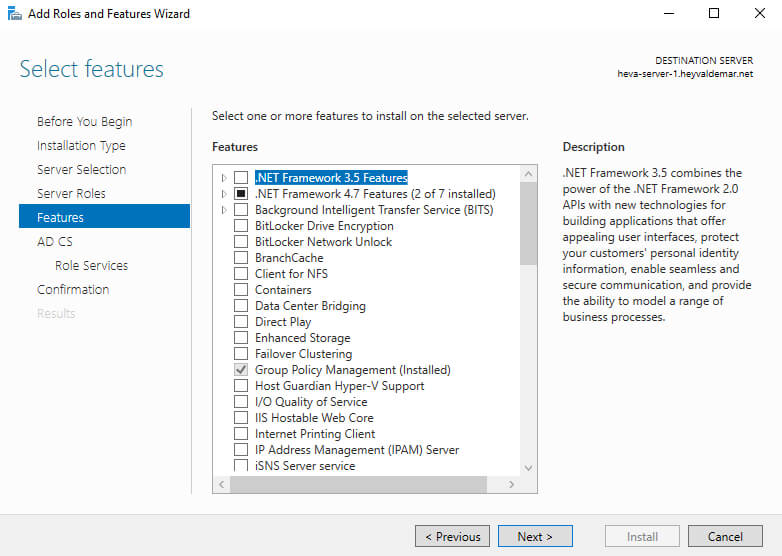 Configure Exchange Server 2019