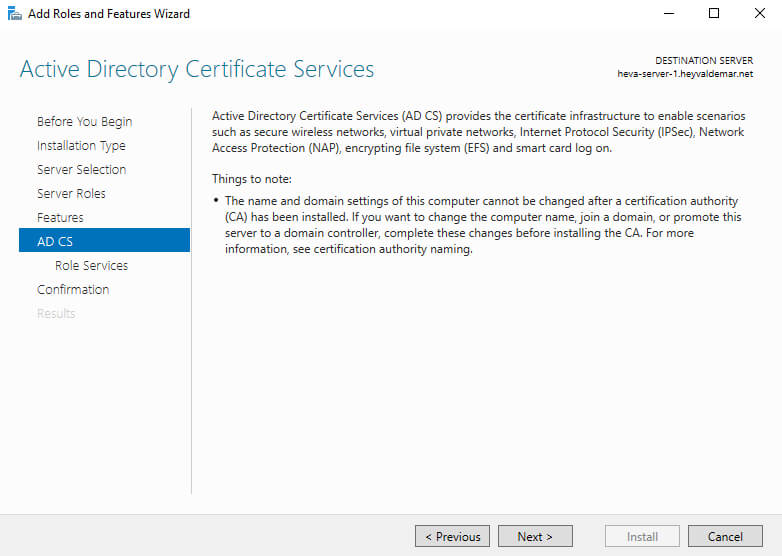 Configure Exchange Server 2019