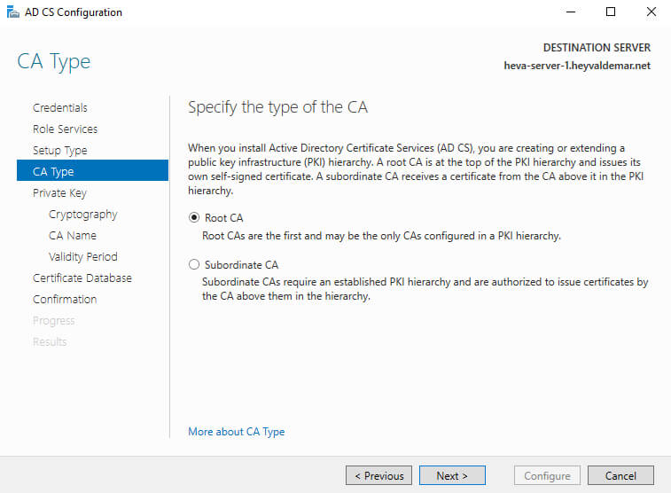 Configure Exchange Server 2019