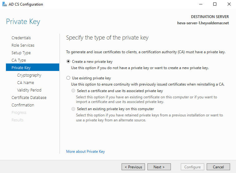 Configure Exchange Server 2019