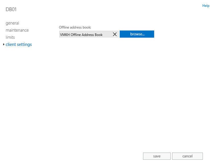 Create an Offline Address Book in Exchange Server 2013