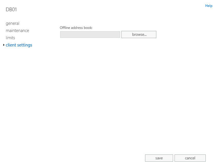 Create an Offline Address Book in Exchange Server 2013