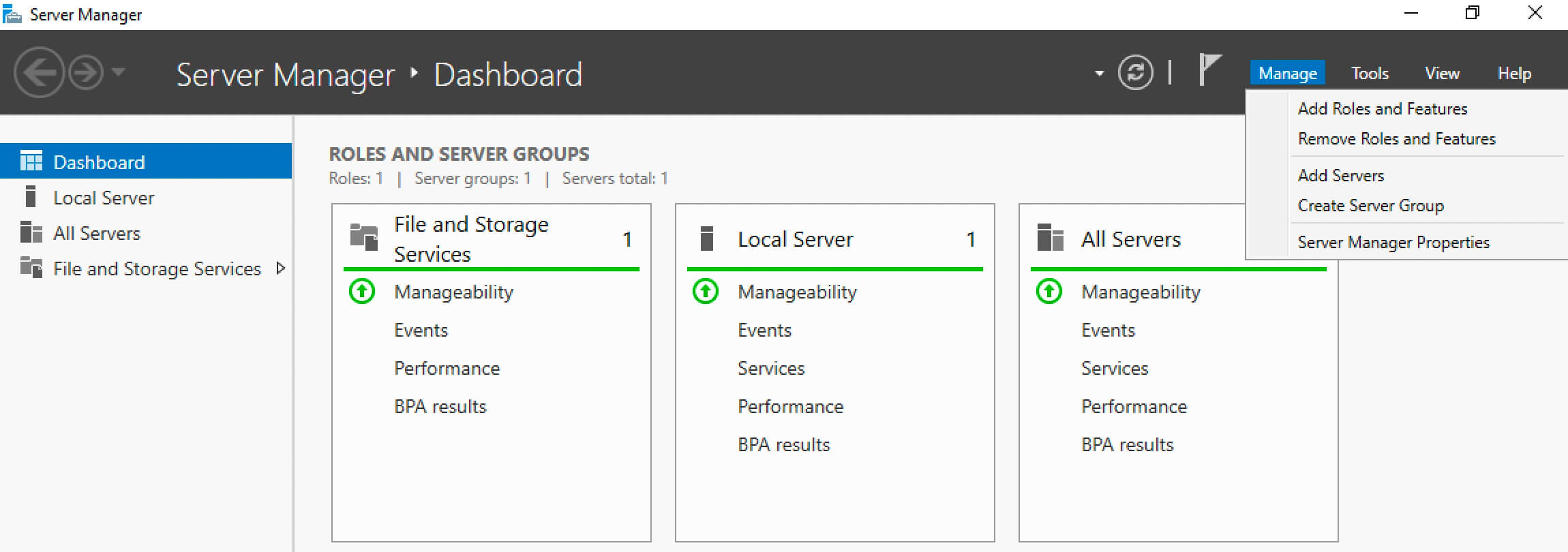 Disable Server Manager Autostart in Windows Server 2019