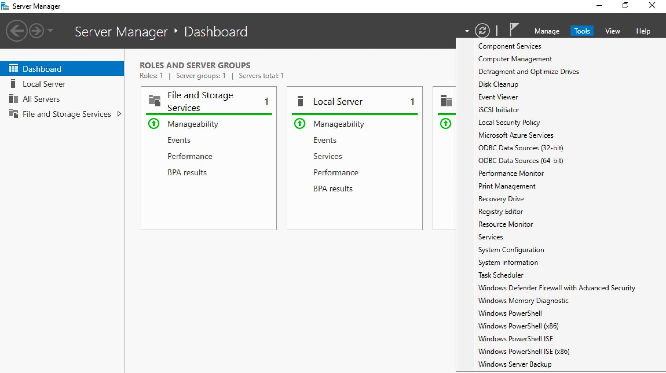 Disable Server Manager Autostart in Windows Server 2019