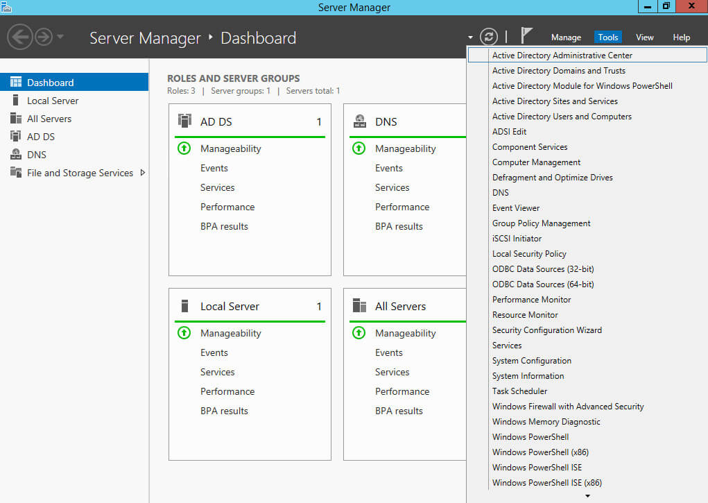 Enable the Active Directory Recycle Bin in Windows Server 2012 R2