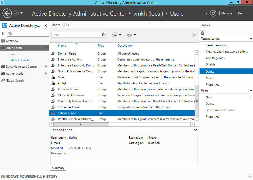 Enable the Active Directory Recycle Bin in Windows Server 2012 R2