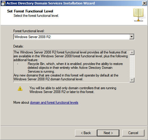 Install Active Directory Domain Services on Windows Server 2008 R2