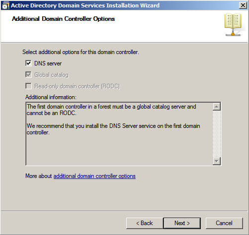 Install Active Directory Domain Services on Windows Server 2008 R2