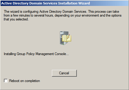 Install Active Directory Domain Services on Windows Server 2008 R2