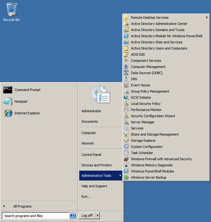 Install Active Directory Domain Services on Windows Server 2008 R2
