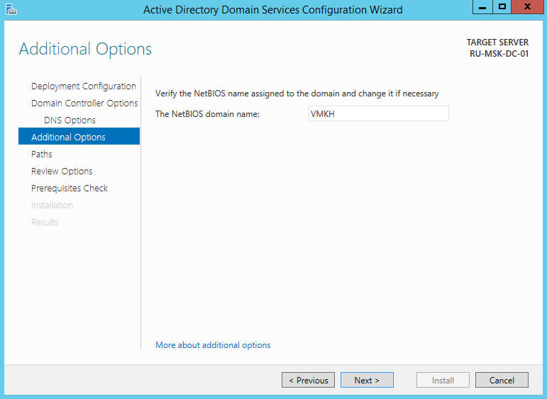 Install Active Directory Domain Services on Windows Server 2012 R2