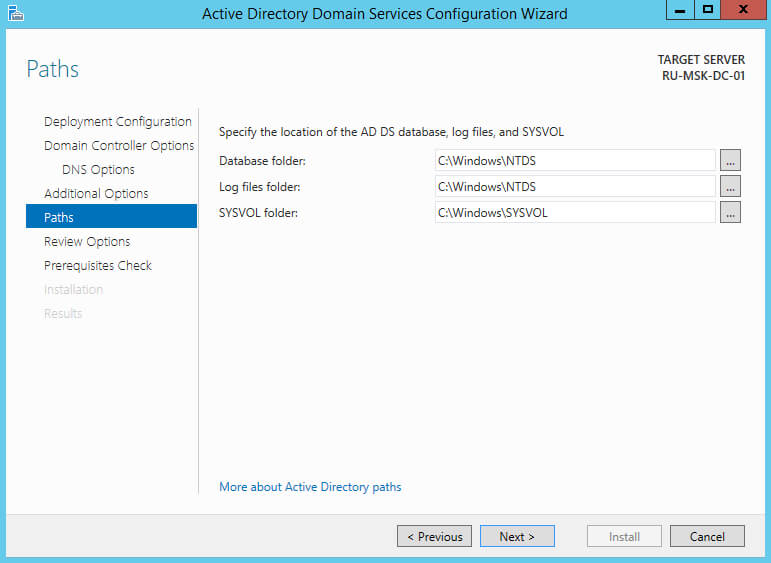 Install Active Directory Domain Services on Windows Server 2012 R2