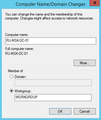 Install Active Directory Domain Services on Windows Server 2012 R2