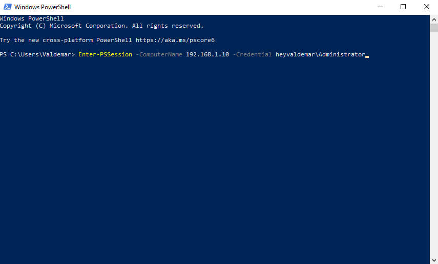 Install Active Directory Domain Services on Windows Server 2019 Server Core