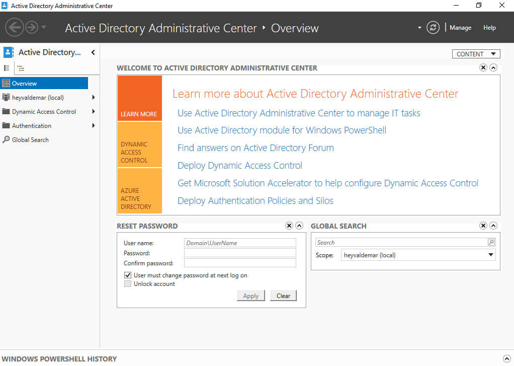 Install Active Directory Domain Services on Windows Server 2019